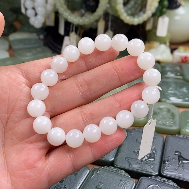 和田玉未镶嵌手链