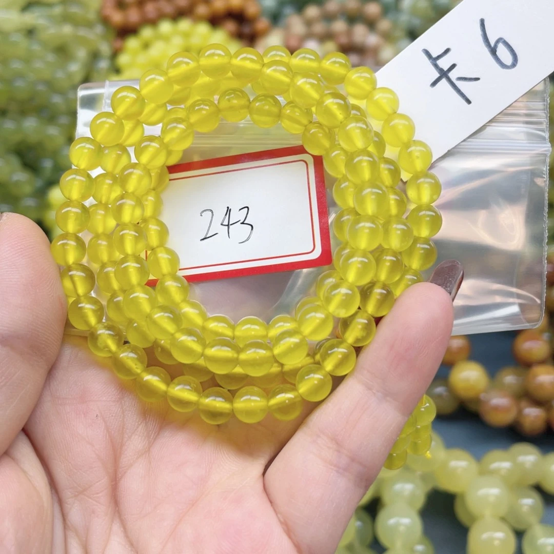 未镶嵌蛇纹石玉手串