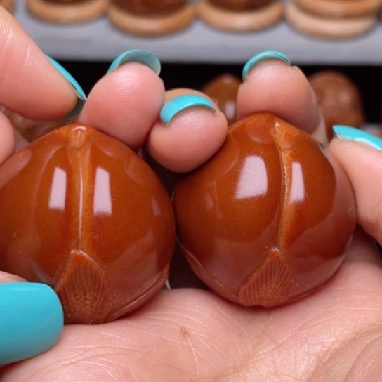 吊坠橄榄核寿桃手球3.3