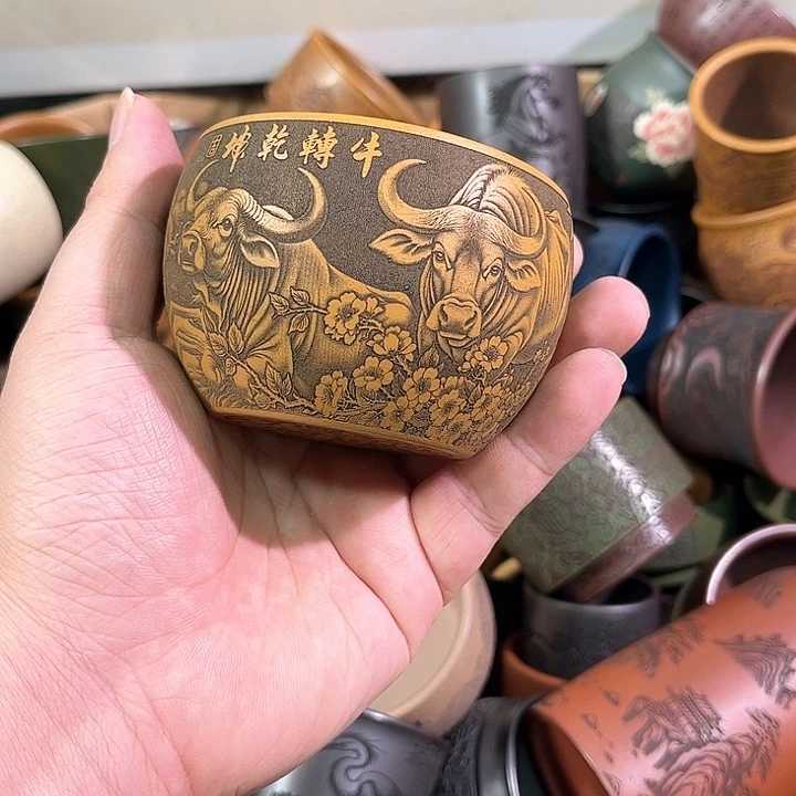 茶杯紫砂全手工紫砂主人杯