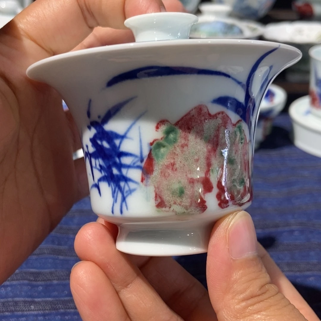 杯景德镇陶瓷手工绘画