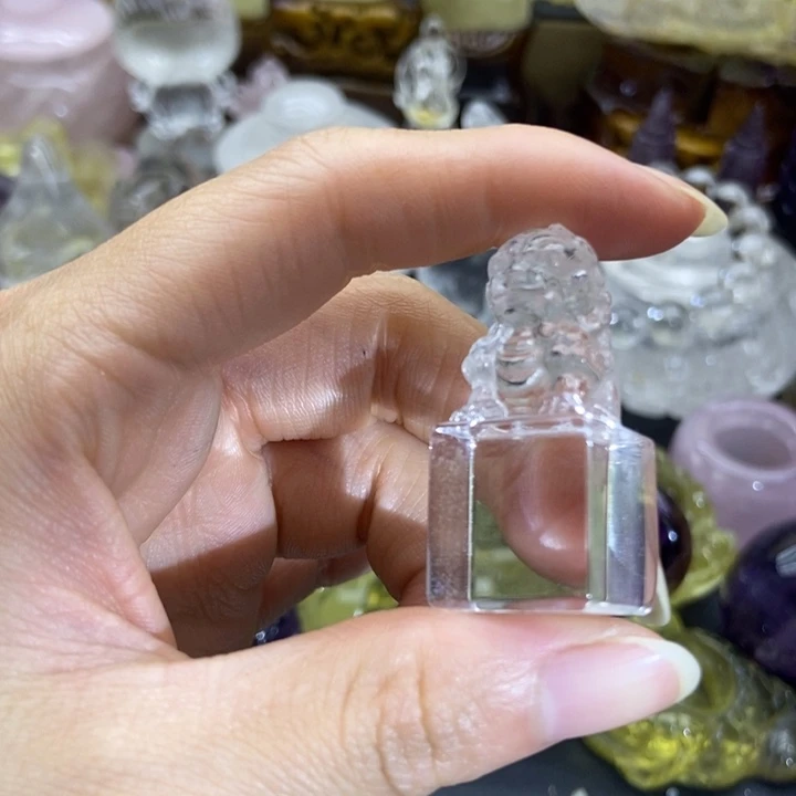 水晶珠宝半成品未镶嵌摆件