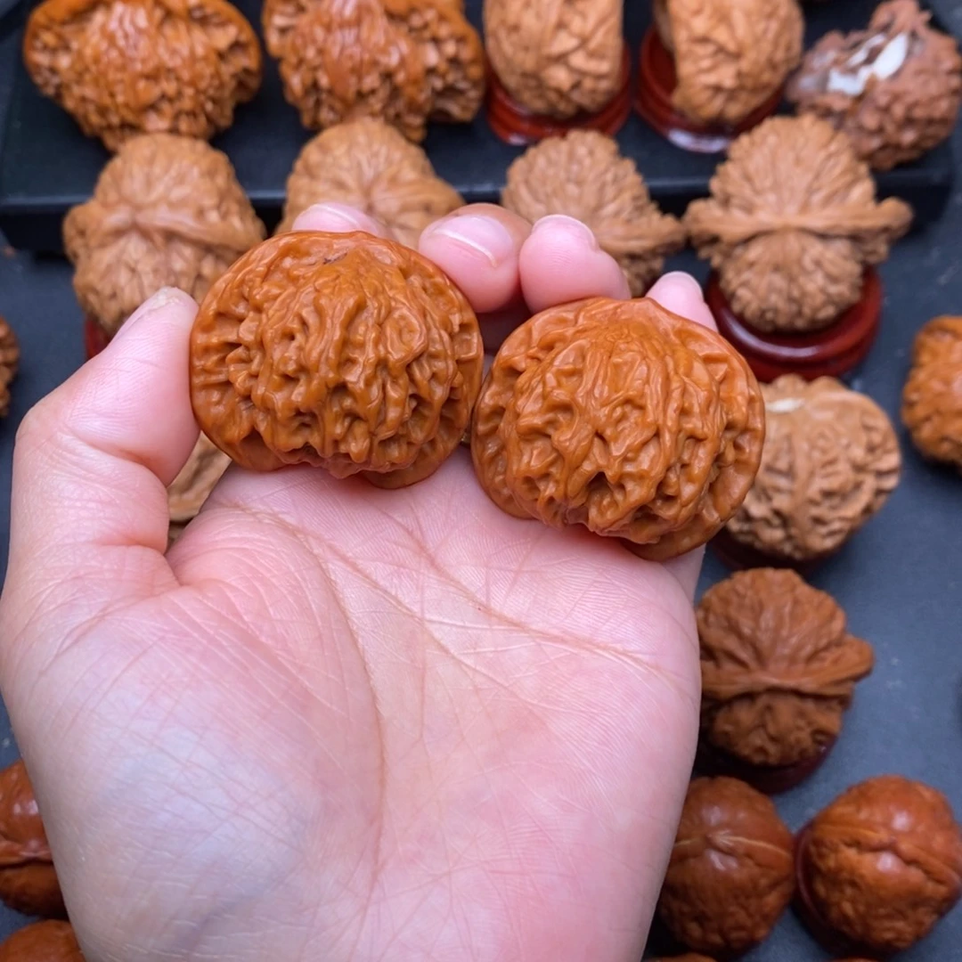 文玩核桃把件40公子帽