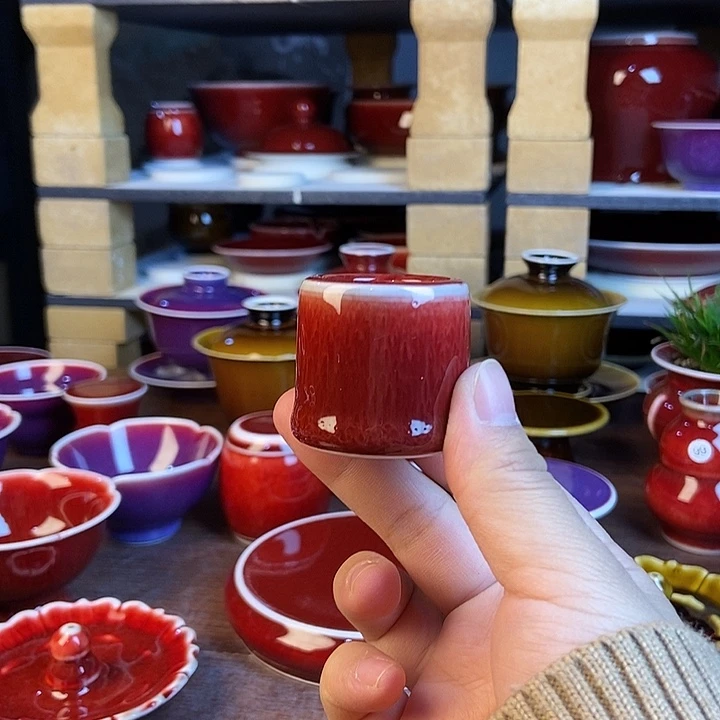 陶瓷景德镇名陶坊原矿郎红