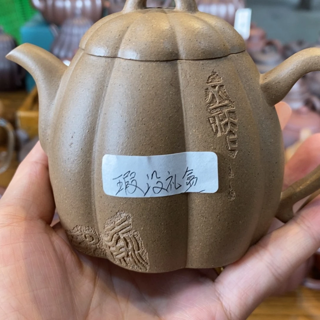 茶壶紫砂原矿泥料手工壶 直播间