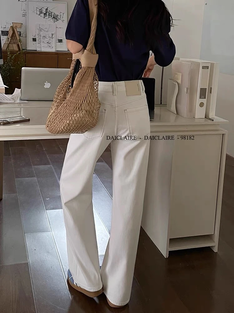 新号！限一单！王炸好穿白色窄版阔腿裤！包揽N种穿搭！