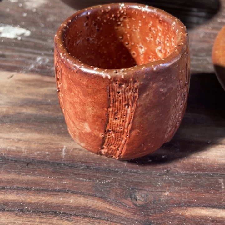 浪鬼柴烧 釉绘柴烧 s*n杯