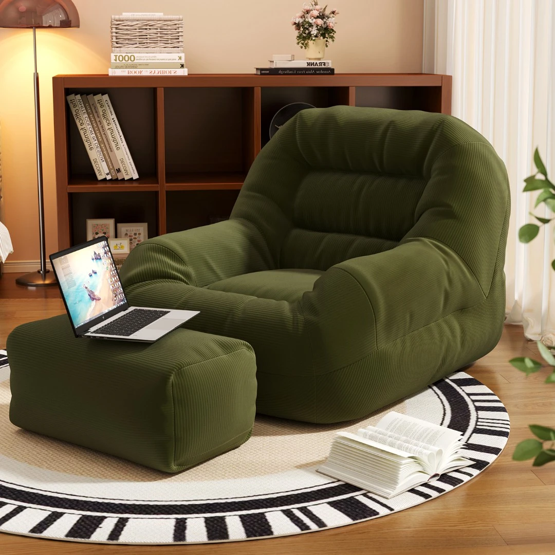 一十一恒懒人沙发可躺可睡窝窝椅单人卧室房间小沙发榻榻米靠背椅