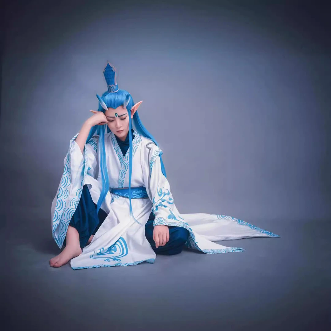 哪咤衣服魔童古风动漫万圣节哪吒服装套装全套成人服装套装中国风