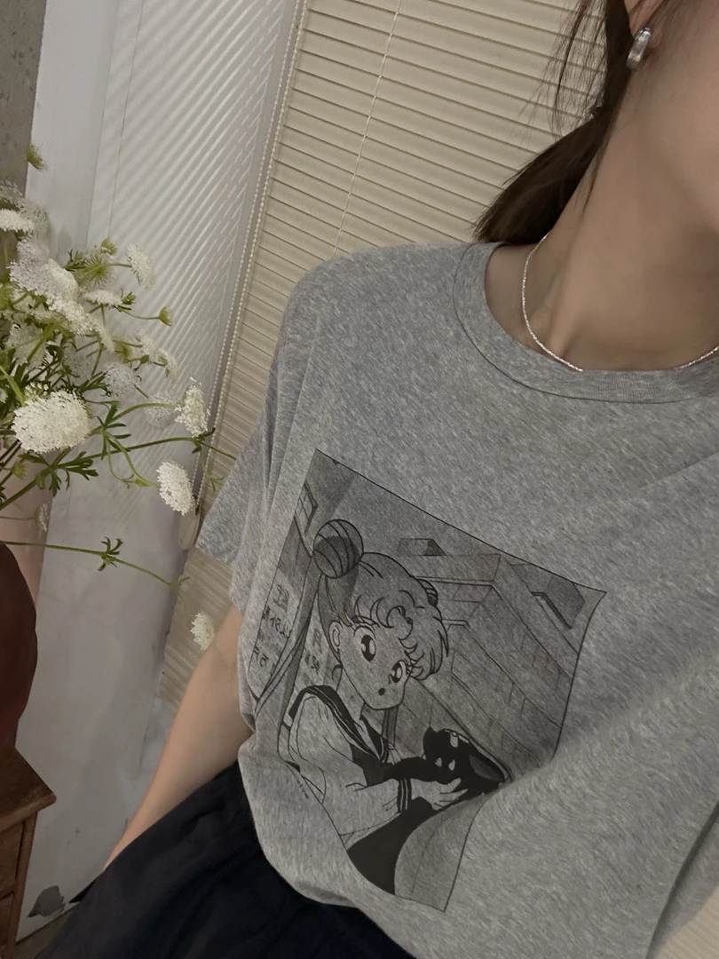 韩国jane水冰月软糯tee（no退no换）