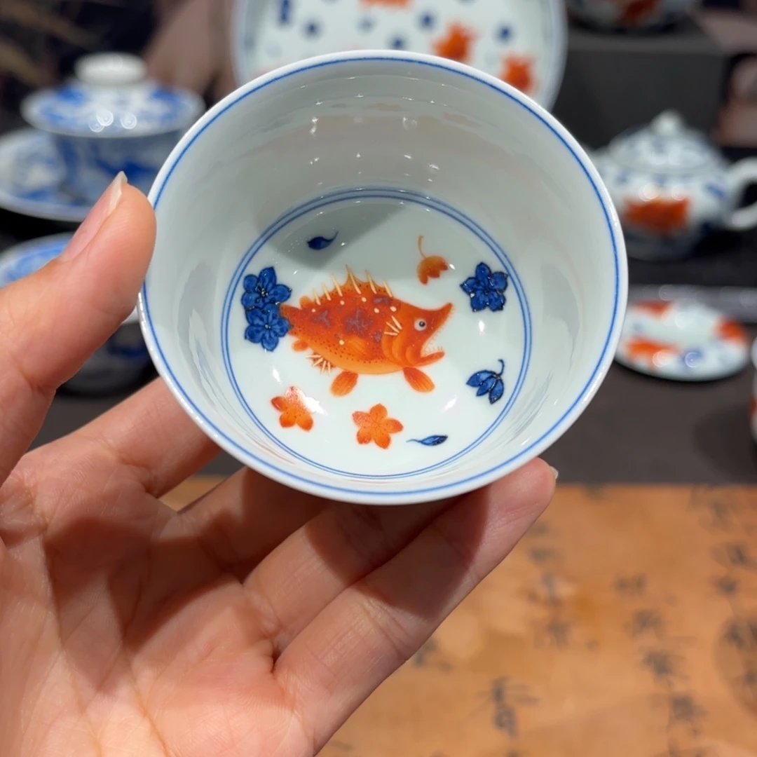 手工手绘陶瓷茶具