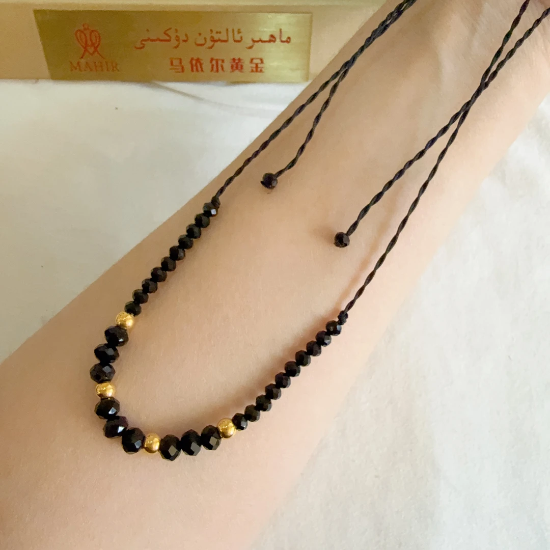 非金属棉绳项链 男女同款项链（4tal purqak altun ）项链