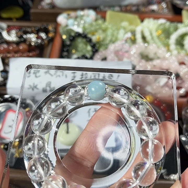 水晶手链合金露丝同款