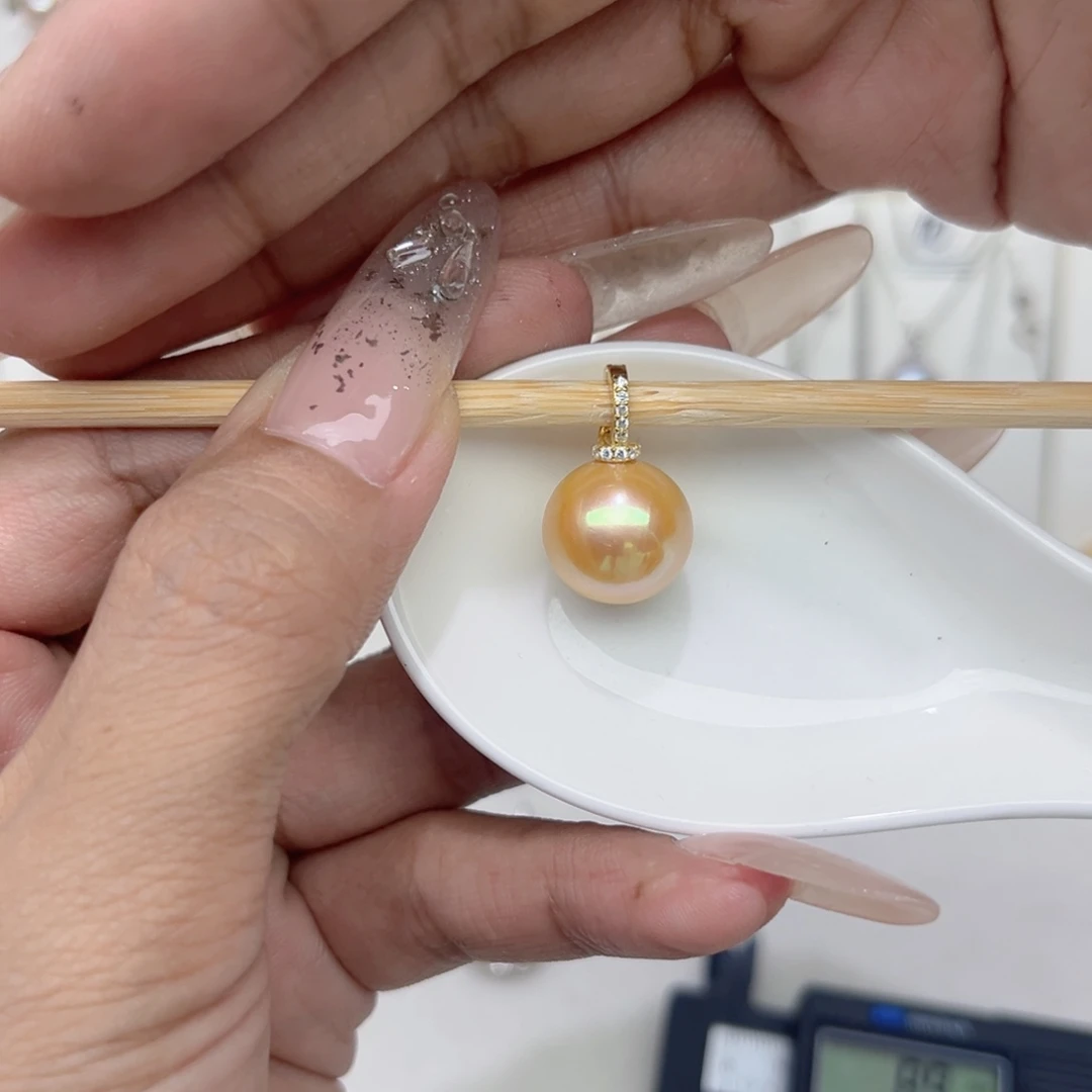 抬***伱银S925镶嵌戒指淡水珍珠