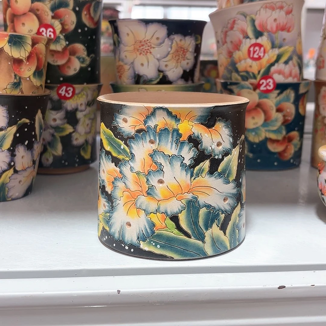 紫砂花盆手工花盆默认微瑕10/10