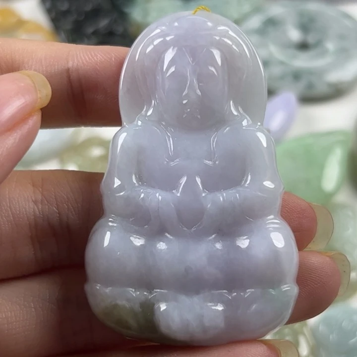 翡翠未镶嵌颈饰9天然翡翠55/34/6.6