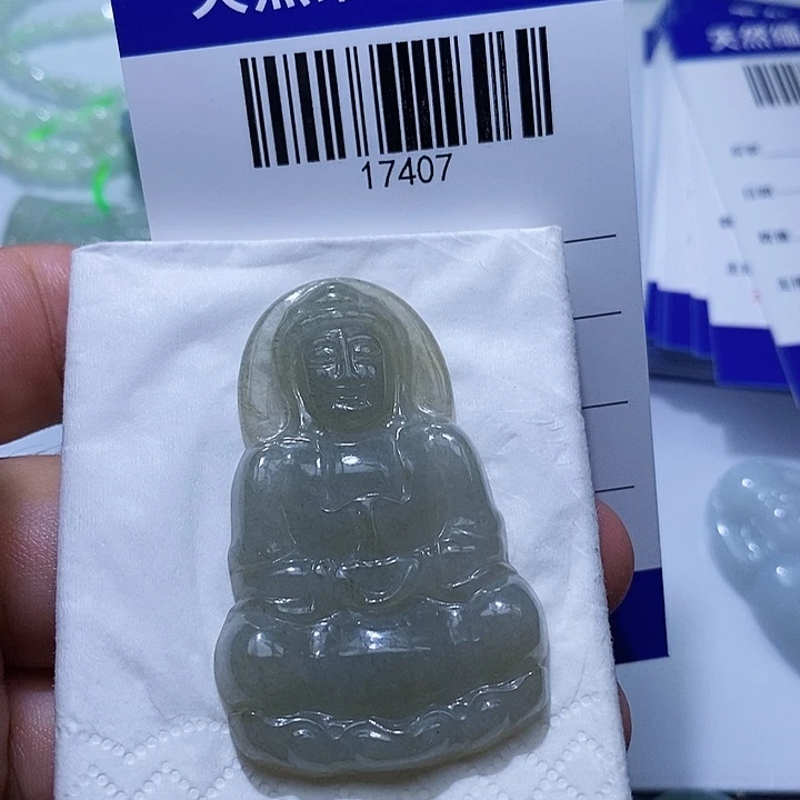 翡翠未镶嵌颈饰天光墟翡翠市场现金代购
