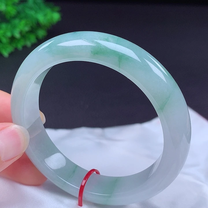 翡翠未镶嵌手镯57圈口436007