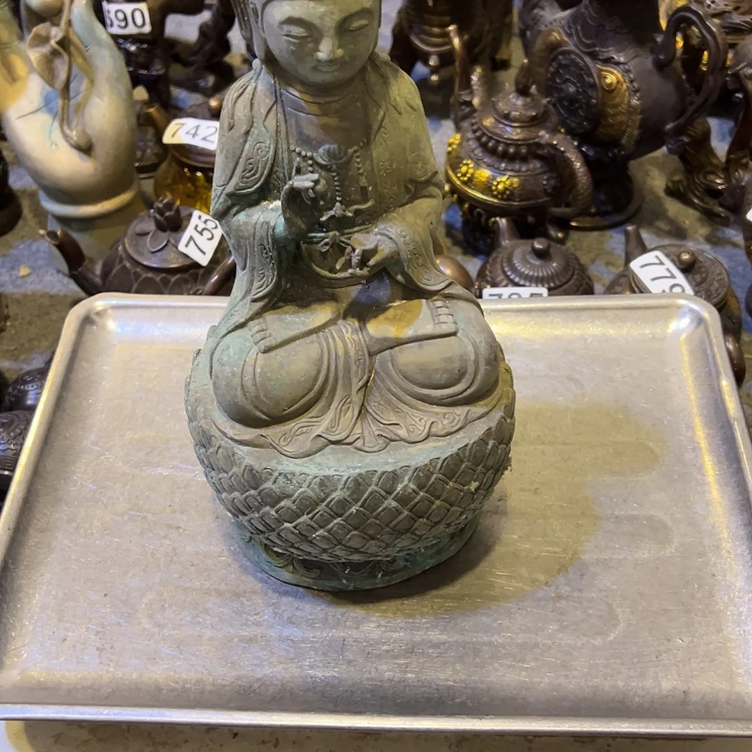 桐***园黄铜摆件，文房摆件