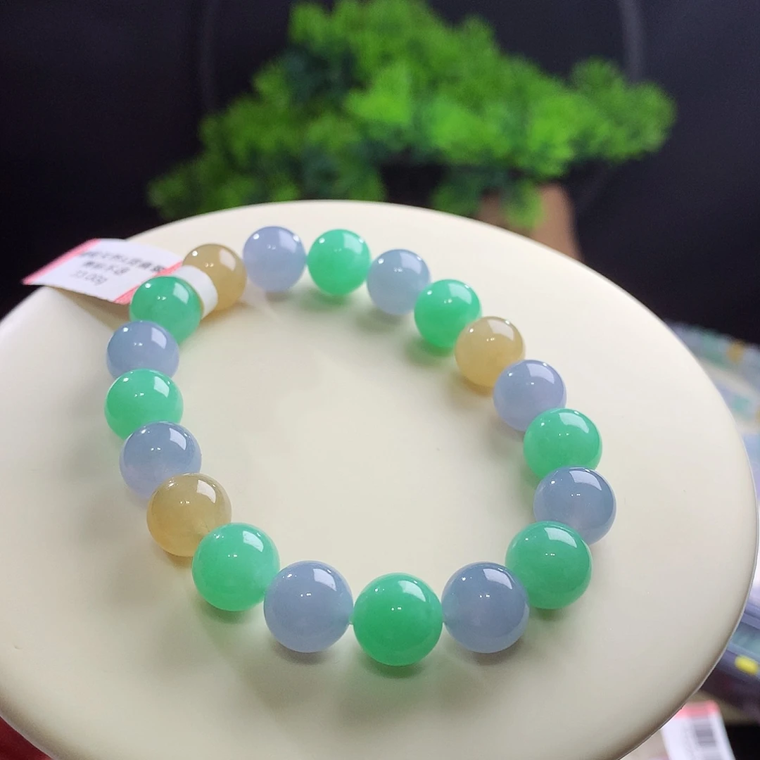 未镶嵌手串翡翠卡10mm