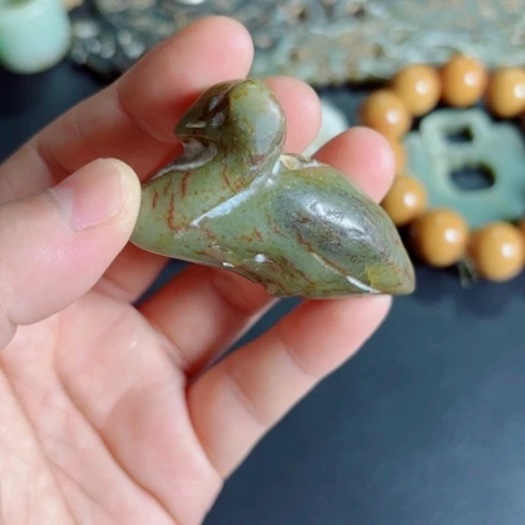 紫金钵盂菩提把件