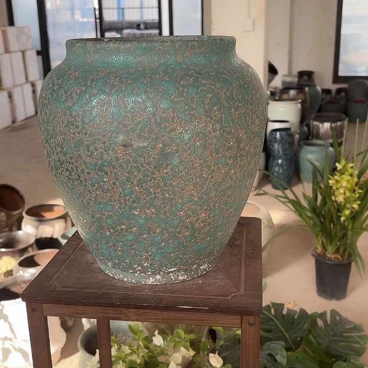 瑕疵花盆高31/21一个