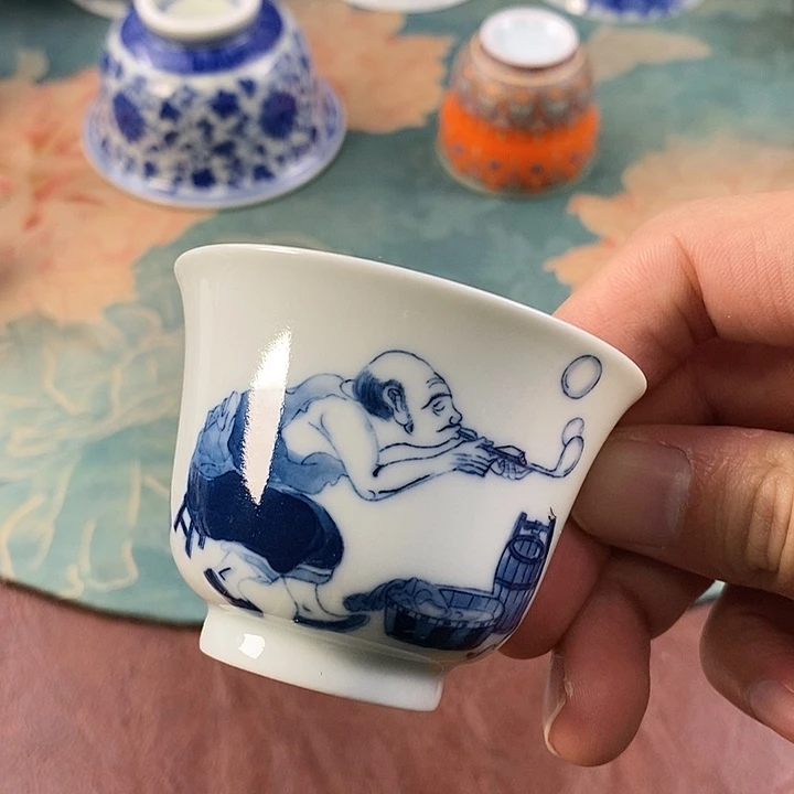杯现代景德镇全手工全手绘茶具168888位遐