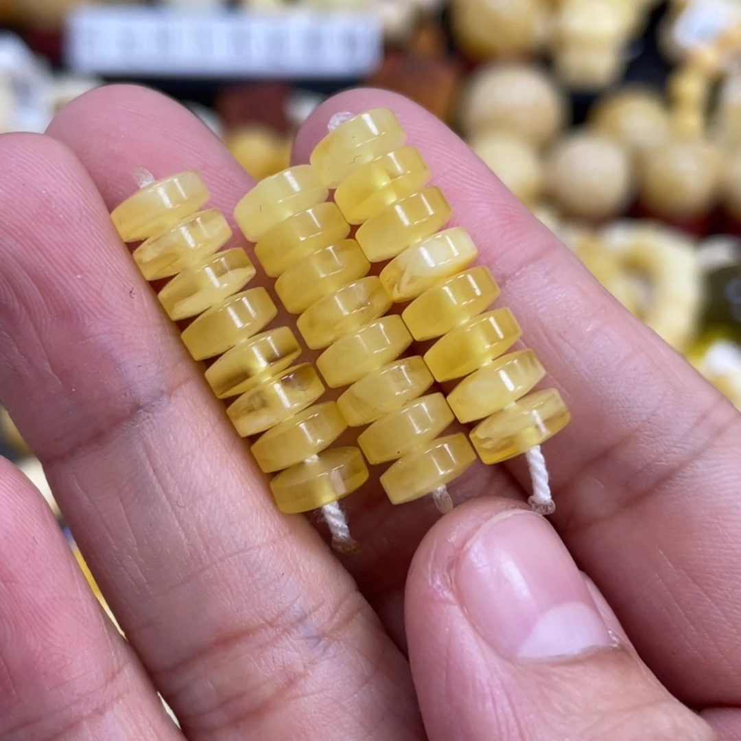 琥珀珠宝奇石未镶嵌快*7.5mm