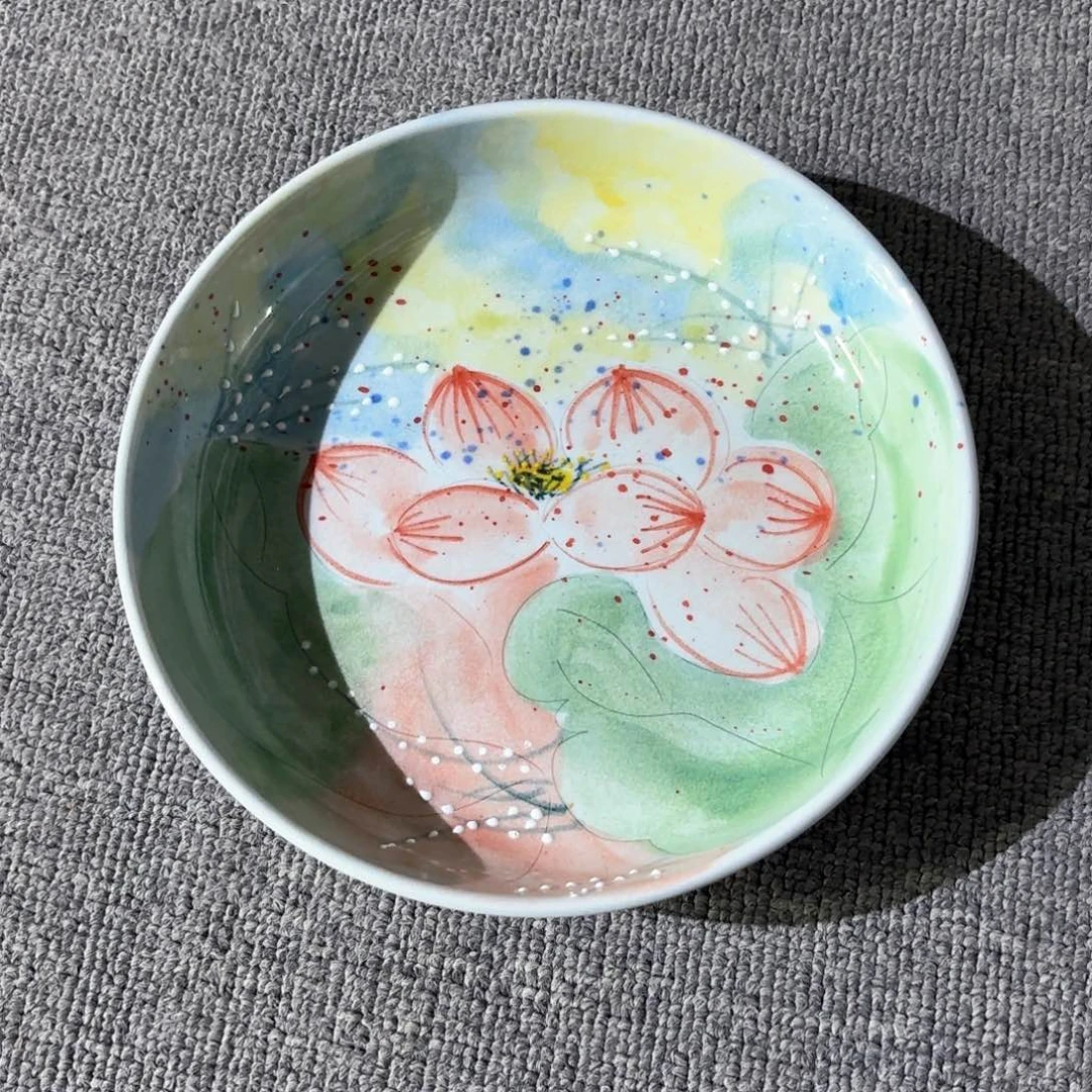 景德镇手绘高温釉下彩陶瓷茶具