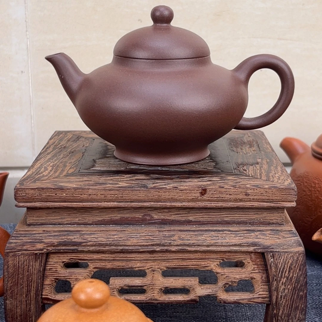 严***四茶壶紫砂宜兴紫砂壶半手工艺