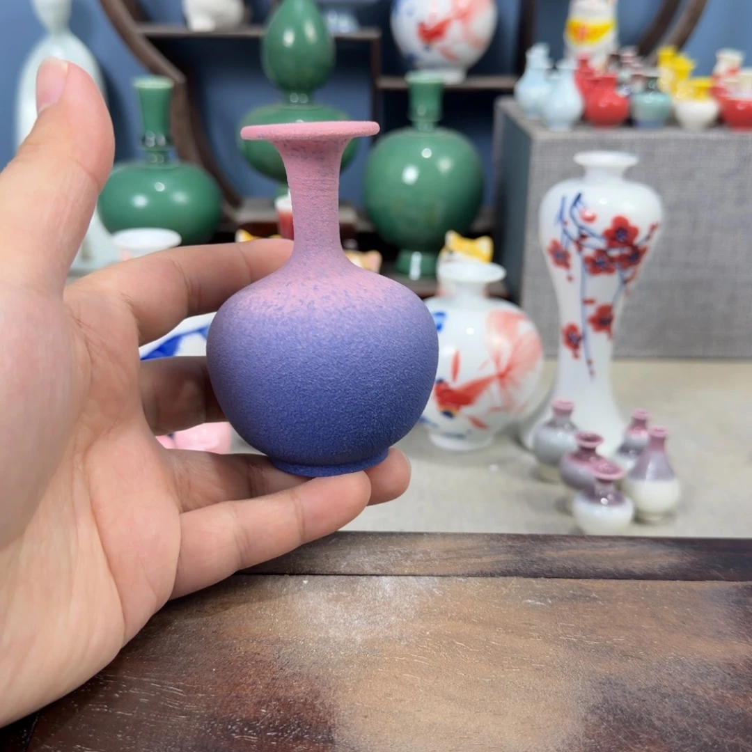 陶瓷手工小花器摆件