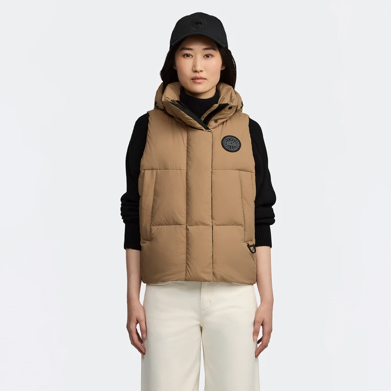 【新品】CANADA GOOSE加拿大鹅 Junction女士黑标羽绒马甲 2622WB