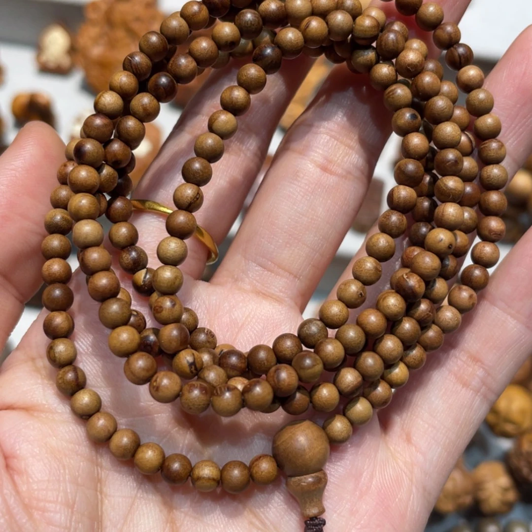 【闪购商品】檀香木手串/手链0.4×216瑕疵珠子