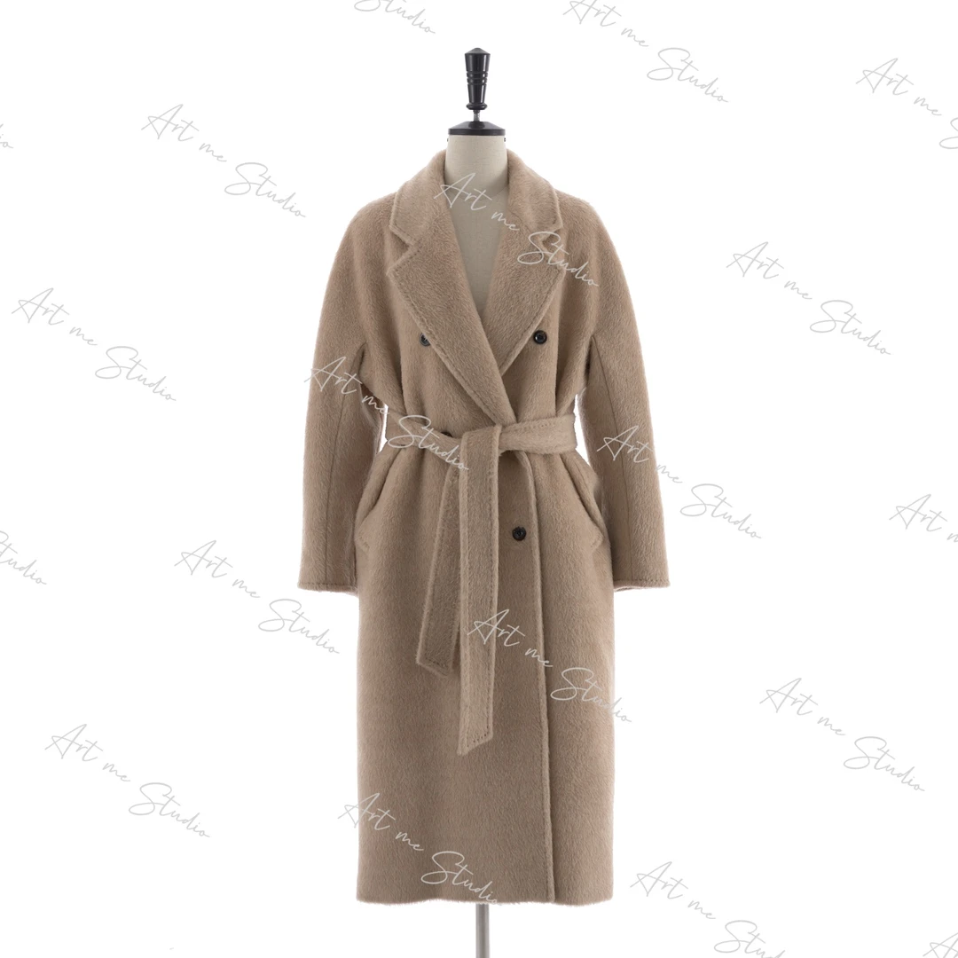 3姐【人生大衣 羊驼毛801传承系列皮草级大衣厚款】 S5010