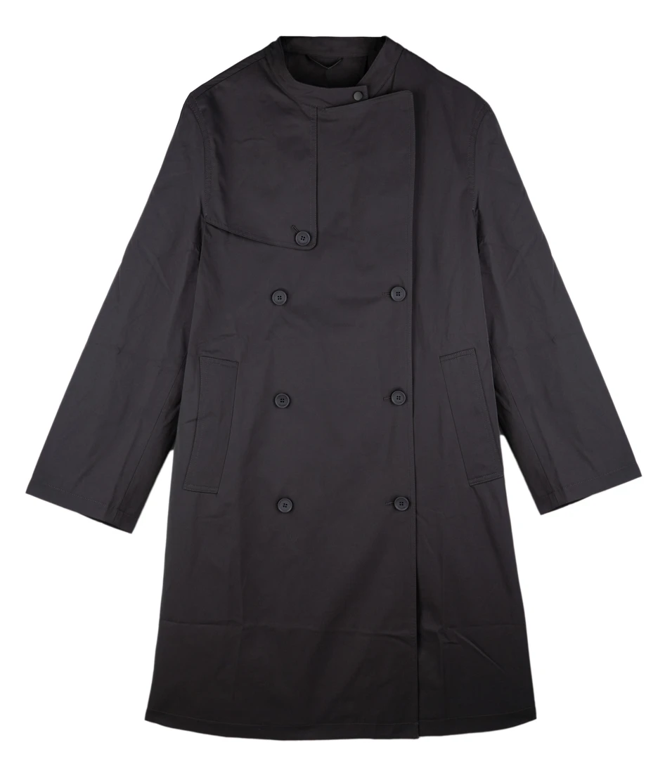 25年春季新款灰色长款款风衣外套（862013)【834】