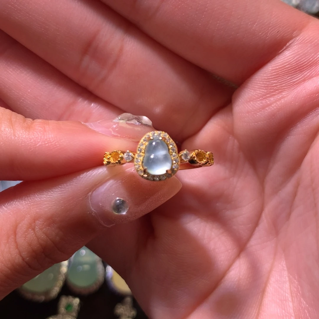 翡翠银S925镶嵌颈饰天然a货