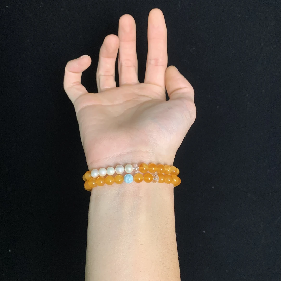 原创设计蜜蜡手串6+A715多样式发其一