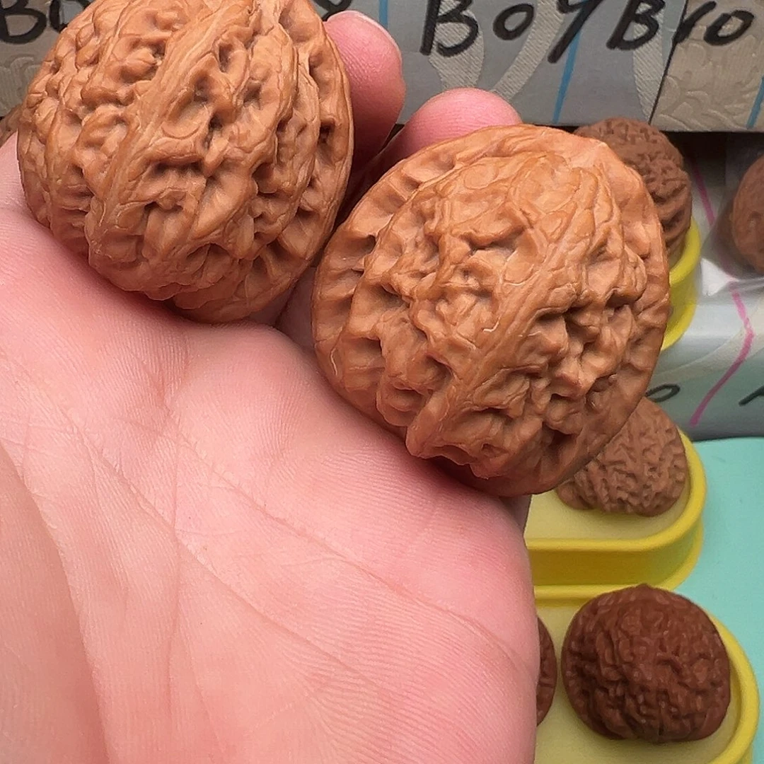 威****吊坠文玩核桃红锦鲤42