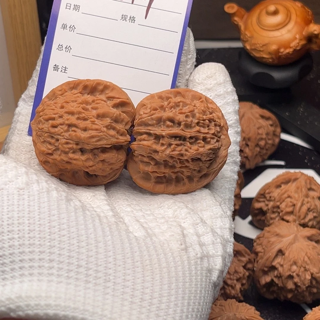 文玩核桃把件519血麒麟40原装全品