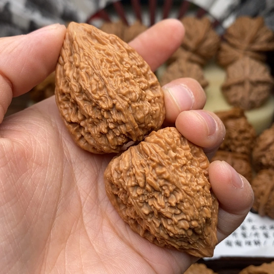 文玩核桃把件187号33.5全品塔尖