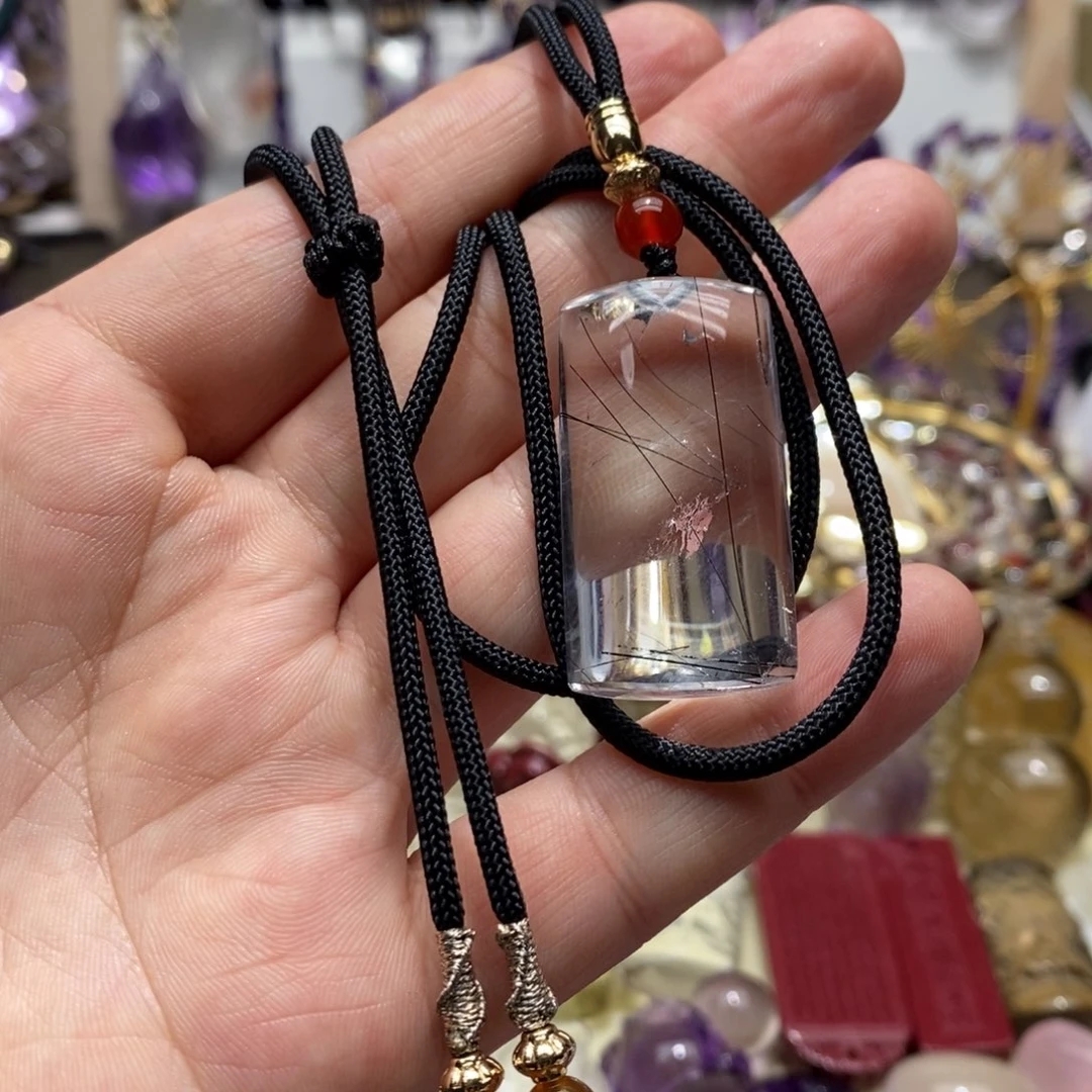 未镶嵌吊坠(赠链)水晶发晶吊坠