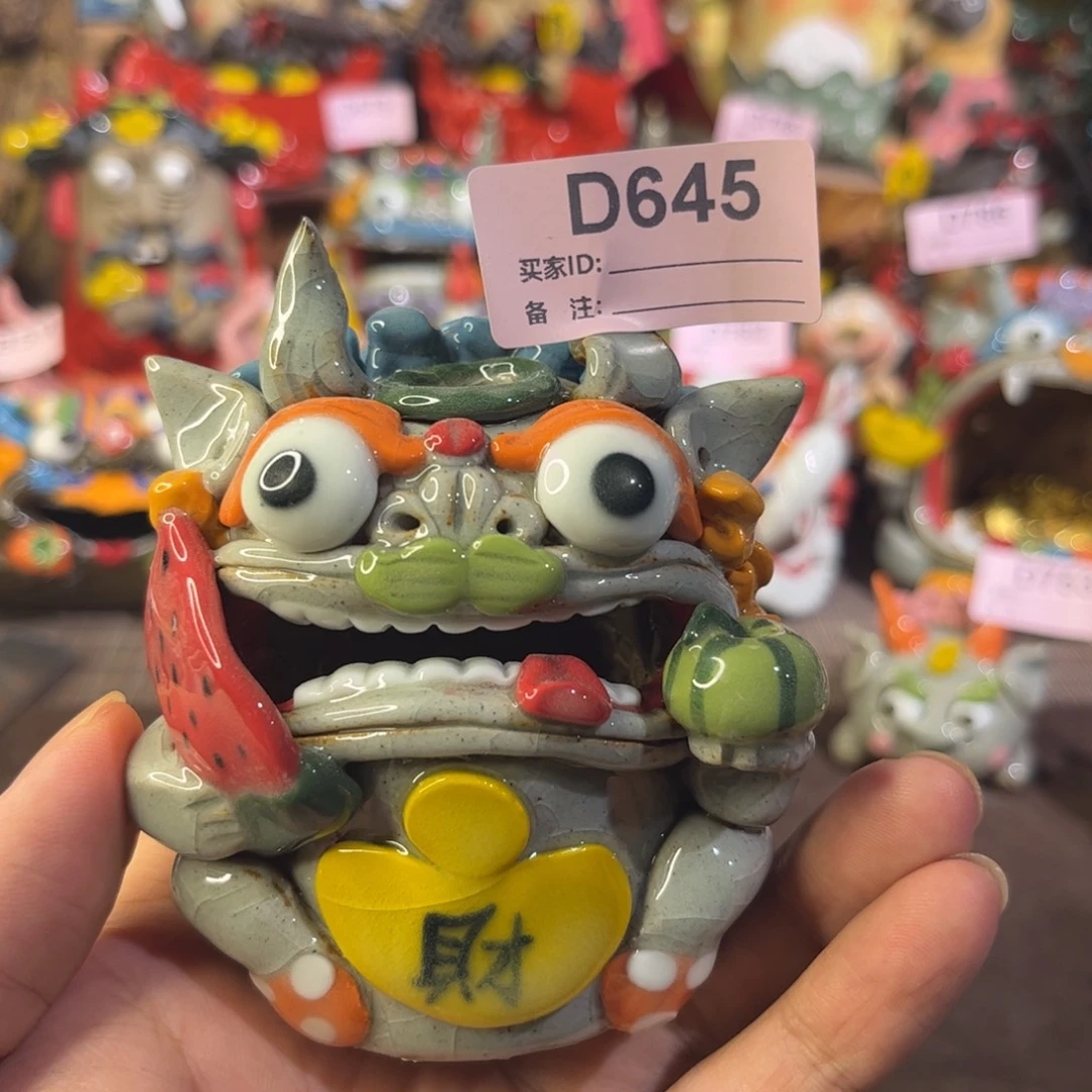 泥塑纯手工茶宠摆件