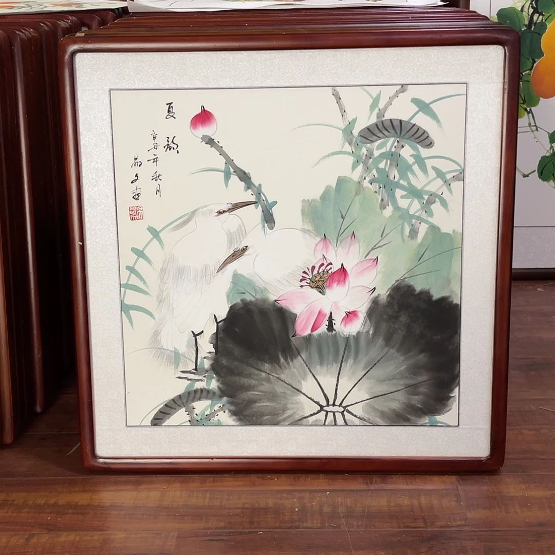 国画带框尺寸63*63厘米