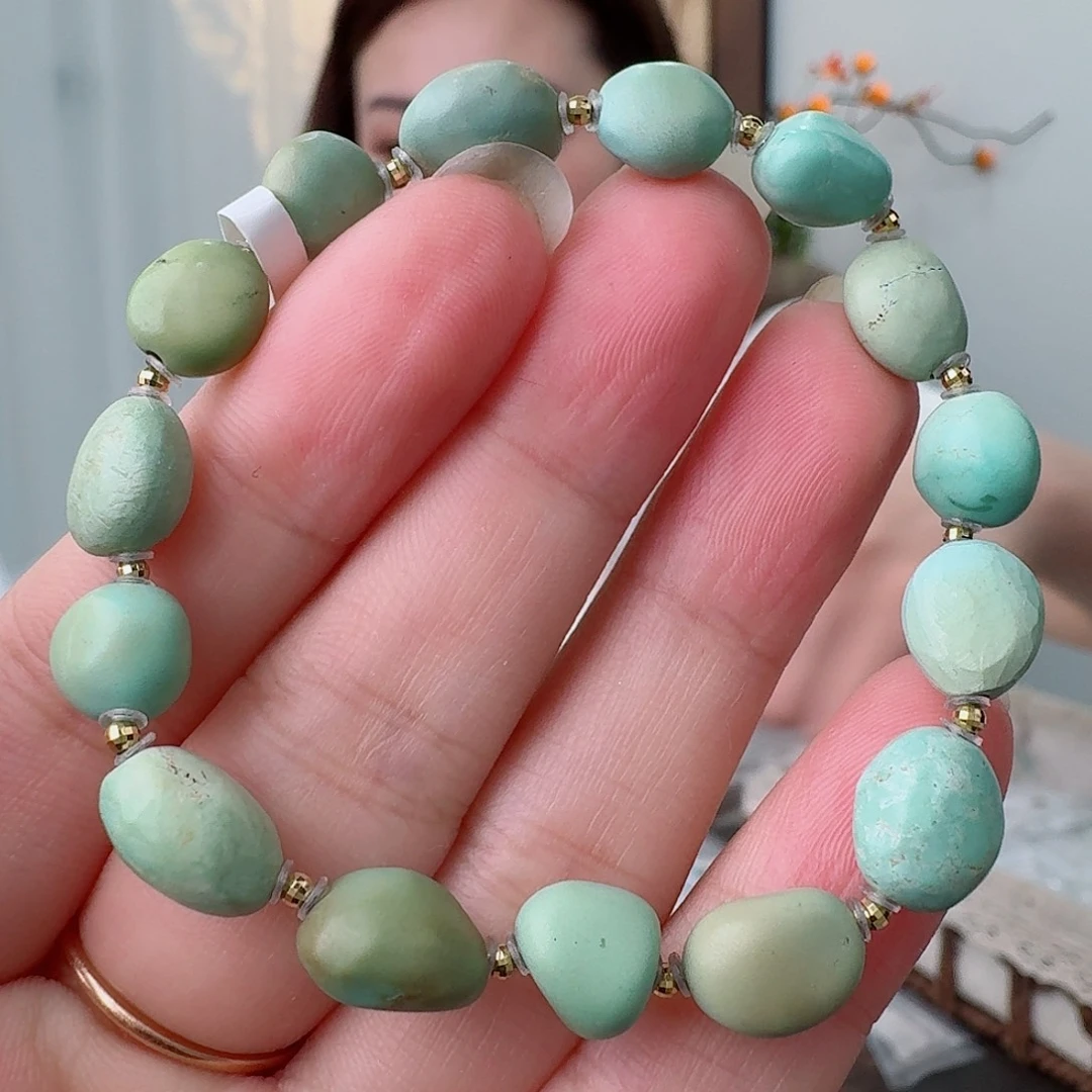 未镶嵌绿松石珠宝奇石