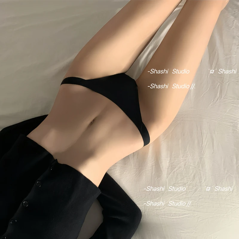 美式无痕内裤女士棉裆夏季薄款低腰透气女生2025性感新款三角短裤