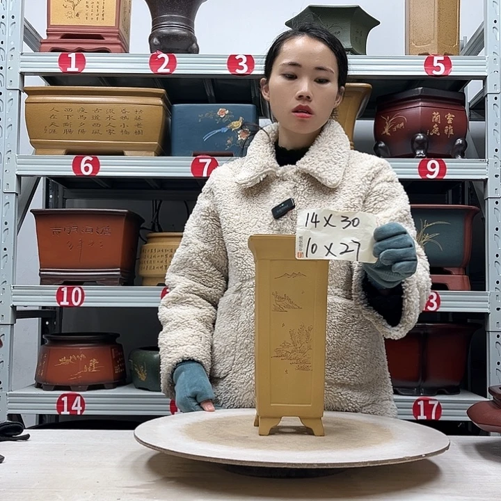 紫砂花盆紫砂花盆