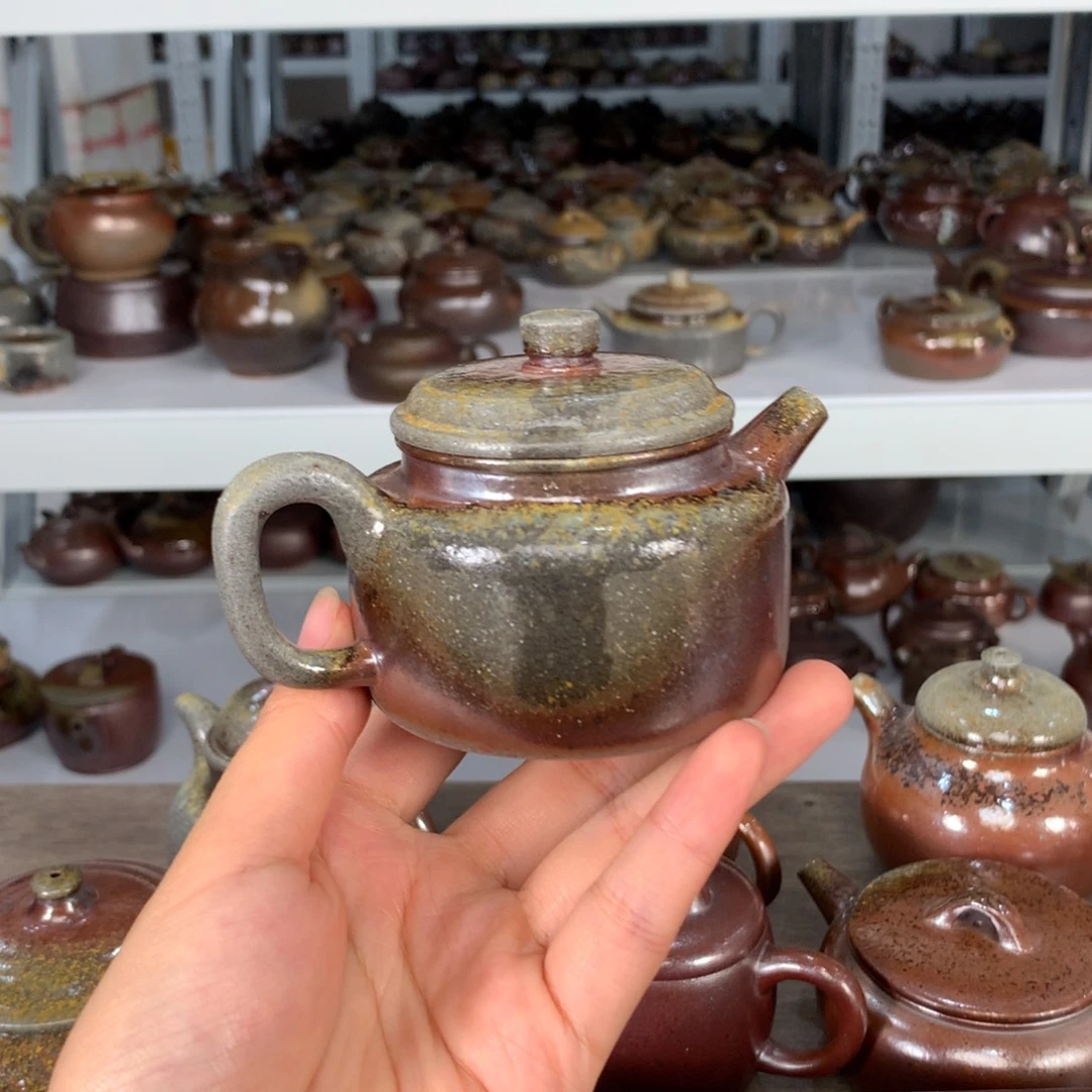紫砂茶壶纯自然柴烧