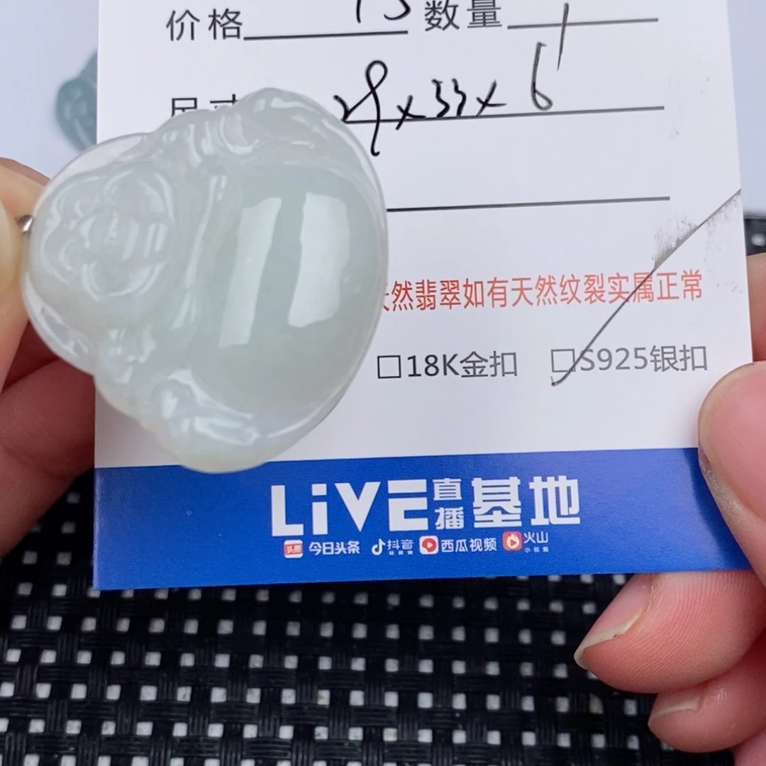 翡翠银S925镶嵌颈饰