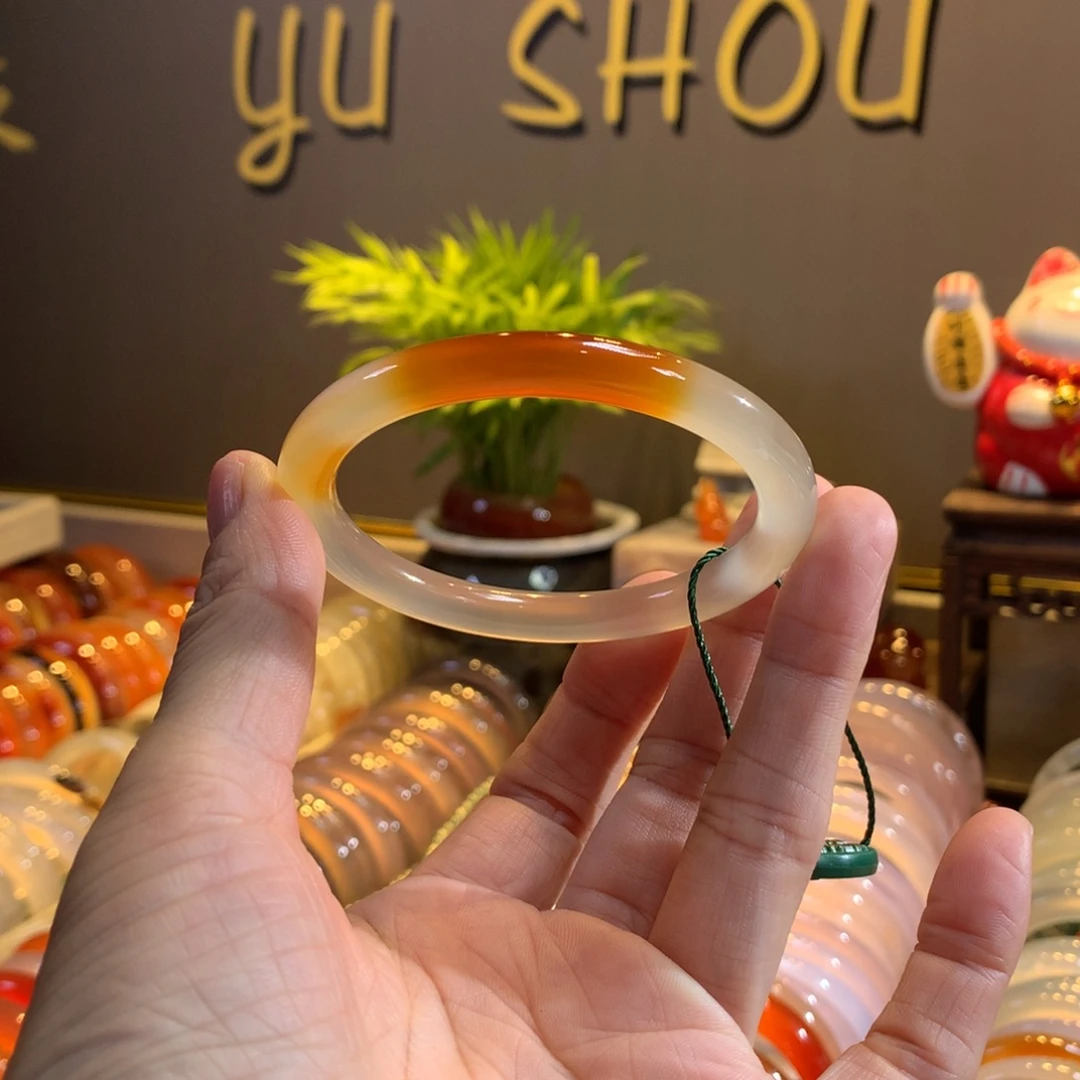 玛瑙/玉髓未镶嵌手镯13号