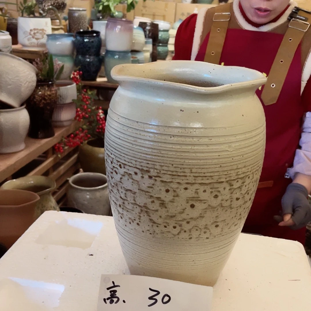 紫砂花盆高度30口径20